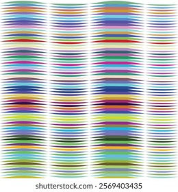 Abstract Colorful Wave Pattern: Vibrant Striped Background