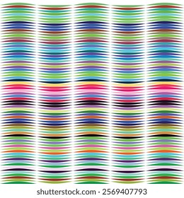 Abstract Colorful Wave Pattern, Vibrant Striped Design