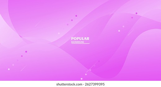 Abstract colorful wave pink gradient background. Simple and elegant banner background. Wave pattern background. Vector Eps10