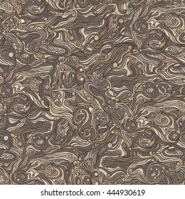 abstract colorful wave seamless pattern can be used for wallpaper, fills, web page background,surface textures.Hand drawn doodle design