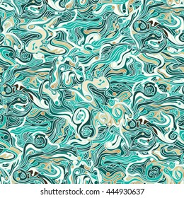 abstract colorful wave seamless pattern can be used for wallpaper, fills, web page background,surface textures.Hand drawn doodle design