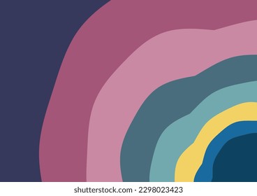 fondo de formas de onda coloridas abstractas
