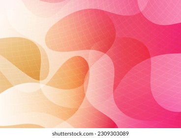 Abstract colorful wave squares pattern banner presentation decoration background. vector illustration.