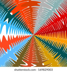 abstract colorful wave stripe pattern background