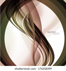 abstract colorful  wave  Vector background
