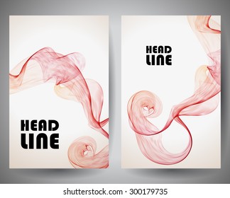 Abstract colorful wave . Vector illustration for your business presentations. EPS10. Flyer, poster, banner, cover, web design template