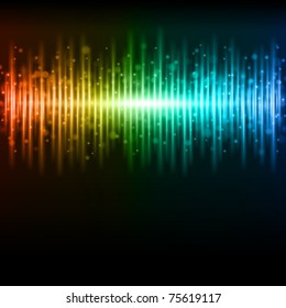 Abstract colorful waveform vector background. Eps 10.