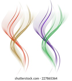 Abstract colorful waves