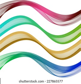 Abstract colorful waves