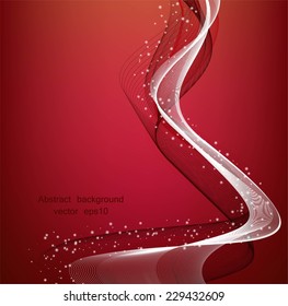Abstract colorful waves