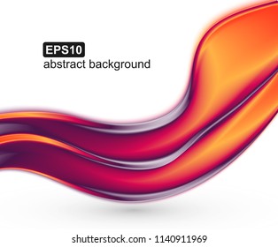 Abstract colorful waves background. Modern colorful flow. Art design for vector illustration.