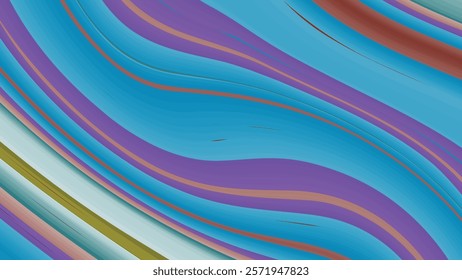 Abstract colorful waves background. Multicolored w graphic design wavy lines.marble texture