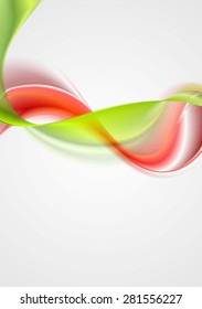 Abstract colorful waves elegant background. Vector art design