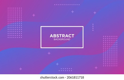 Abstrakte bunter Wellen, geometrischer Hintergrund. Modernes Hintergrunddesign. Farbverlauf-Farbe. Zusammensetzung der flüssigen Formen. Geeignet für Präsentationsdesign. Website, Banner, Wallpaper, Broschüre, Poster