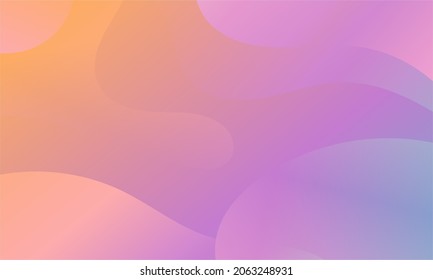 Abstract Colorful waves geometric background. Modern background design. gradient color. Fluid shapes composition. Fit for presentation design. website, banners, wallpapers, brochure, posters