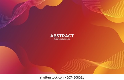 Abstract Colorful waves geometric background. Modern background design. gradient color. Fluid shapes composition. Fit for presentation design. website, banners, wallpapers, brochure, posters
