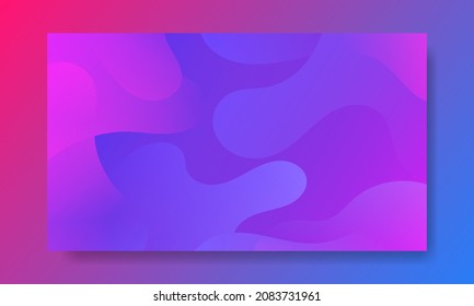 Resumen Fondo geométrico de las ondas coloridas. Diseño de fondo moderno. color de gradiente. Composición de formas fluidas. Apto para el diseño de la presentación. sitio web, carteles, fondos de pantalla, folleto, carteles