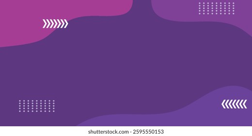 Abstract Colorful Waves Geometric Frame Background