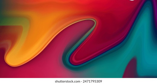 Abstract colorful waves abstract halftone background