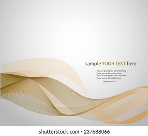 Abstract colorful waves on gray background