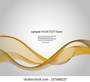 Abstract colorful waves on gray background