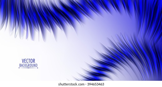 Abstract colorful waves on white background. Shiny bright curves background. With space for text.