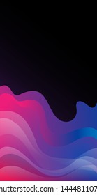 Abstract colorful waves vector background, Colorful background with liquid shapes, Rainbow