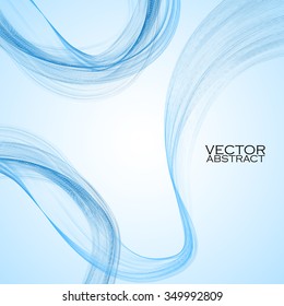 Abstract colorful waves. Vector illustration. Eps 10