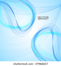 Abstract colorful waves. Vector illustration. Eps 10