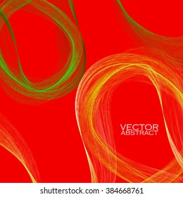Abstract colorful waves. Vector illustration. Eps 10