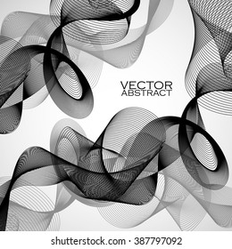 Abstract colorful waves. Vector illustration. Eps 10