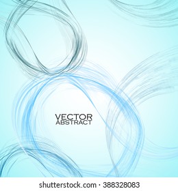 Abstract colorful waves. Vector illustration. Eps 10