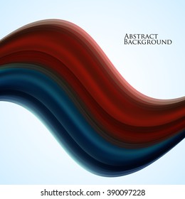 Abstract colorful waves. Vector illustration. Eps 10