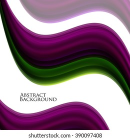 Abstract colorful waves. Vector illustration. Eps 10