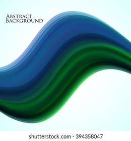 Abstract colorful waves. Vector illustration. Eps 10
