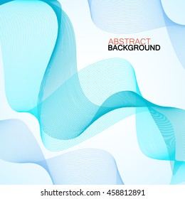 Abstract colorful waves. Vector illustration. Eps 10
