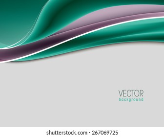 Abstract colorful wavy background.