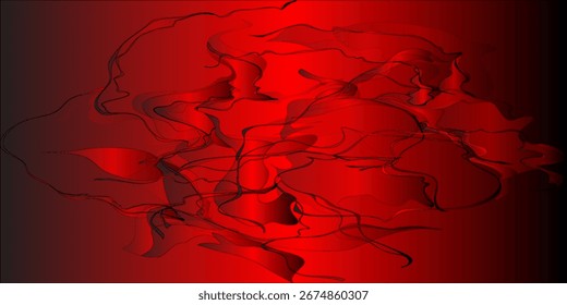 Abstractas fondo ondulado colorido. Líquido de tinta de pintura colorida. hermosa onda líquida abstracta de color rojo. fondo abstracto sobre resolución 4k.