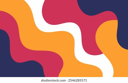 Fondo ondulado colorido Abstractas con patrones de flujo de gradiente suave