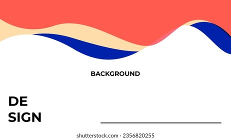 Abstract colorful wavy background with stylized gradient