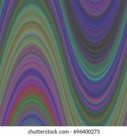 Abstract colorful wavy background from thin curved lines - vector graphic design