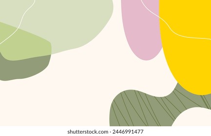 Abstractas fondos ondulados de colores. Dibujado a mano varias Formas y líneas de risita. Modernas Ilustraciones vectoriales de moda contemporáneas. 