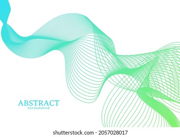 abstract colorful wavy line flowing background, wave line background isolated on white background