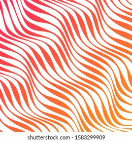 ABSTRACT COLORFUL WAVY LINE PATTERN BACKGROUND. COVER DESIGN 