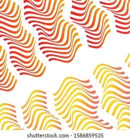 ABSTRACT COLORFUL WAVY LINE PATTERN BACKGROUND. COVER DESIGN 