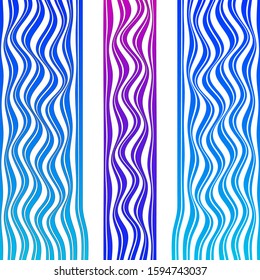 ABSTRACT COLORFUL WAVY LINE PATTERN BACKGROUND. COVER DESIGN 
