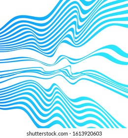 ABSTRACT COLORFUL WAVY LINE PATTERN BACKGROUND. COVER DESIGN 