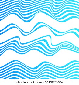 ABSTRACT COLORFUL WAVY LINE PATTERN BACKGROUND. COVER DESIGN 