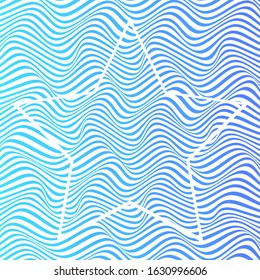 ABSTRACT COLORFUL WAVY LINE PATTERN BACKGROUND. COVER DESIGN 
