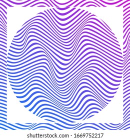 ABSTRACT COLORFUL WAVY LINE PATTERN BACKGROUND. COVER DESIGN 